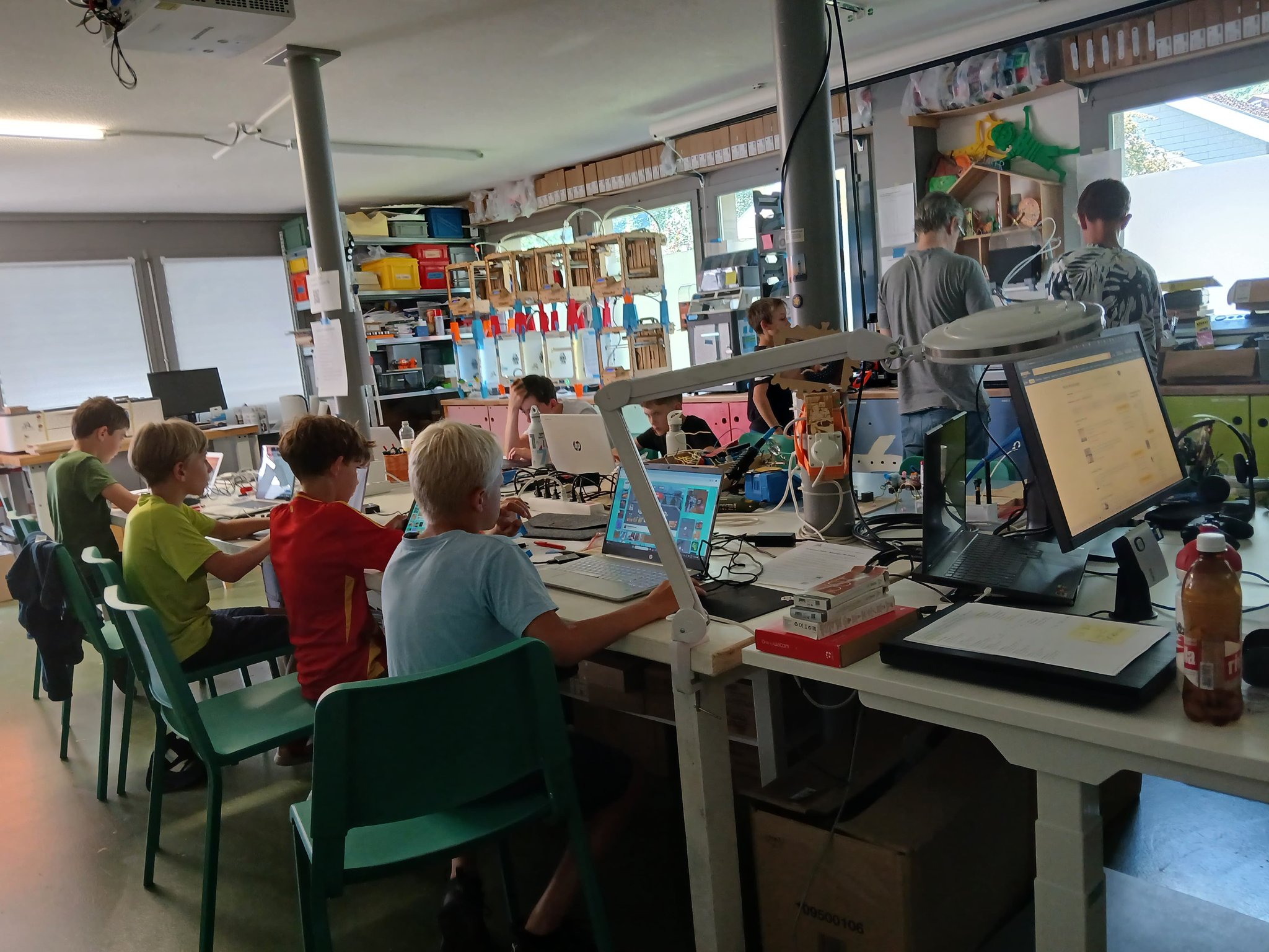 CW Erlebnistag im Makerspace, 3D-Drucken und Lasercutten